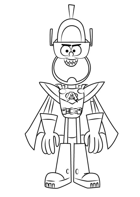 Joey Felt Powered Up Coloring Page Free Printable Coloring Pages For Kids