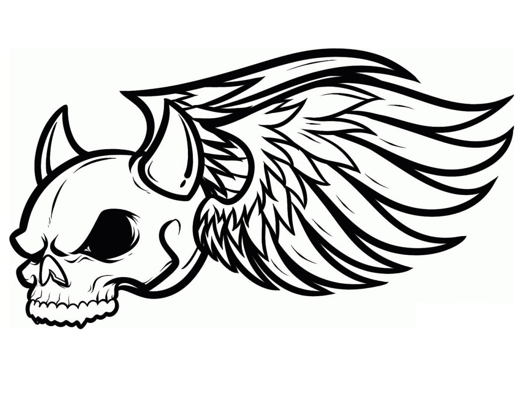 Joker Skull Coloring Pages Skull Coloring Pages Coloring Pages For 