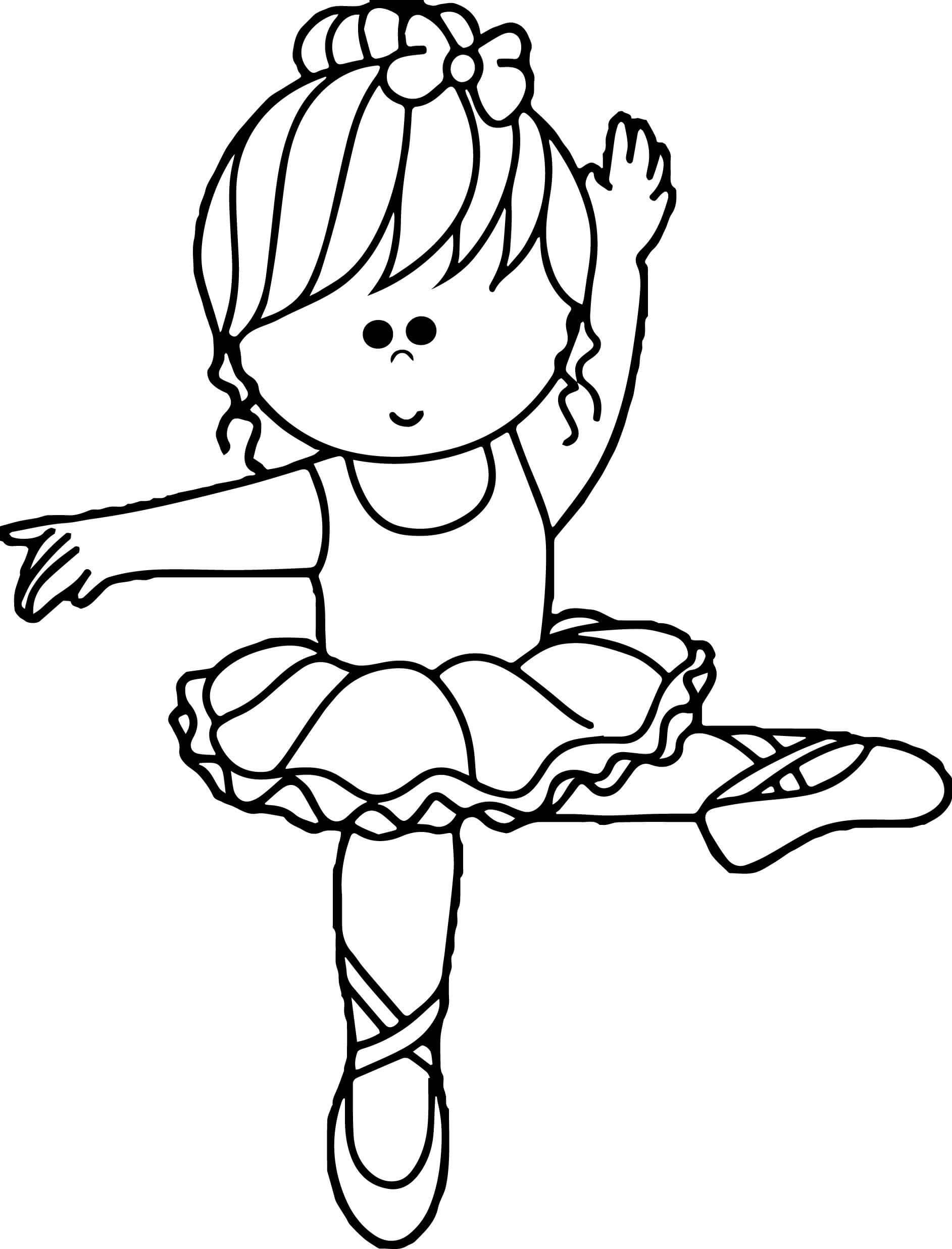Kid Ballet Coloring Page Free Printable Coloring Pages For Kids