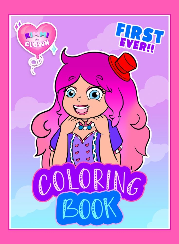 KIMMI THE CLOWN FIRST EVER COLORING BOOK Coloring Books Books Fun
