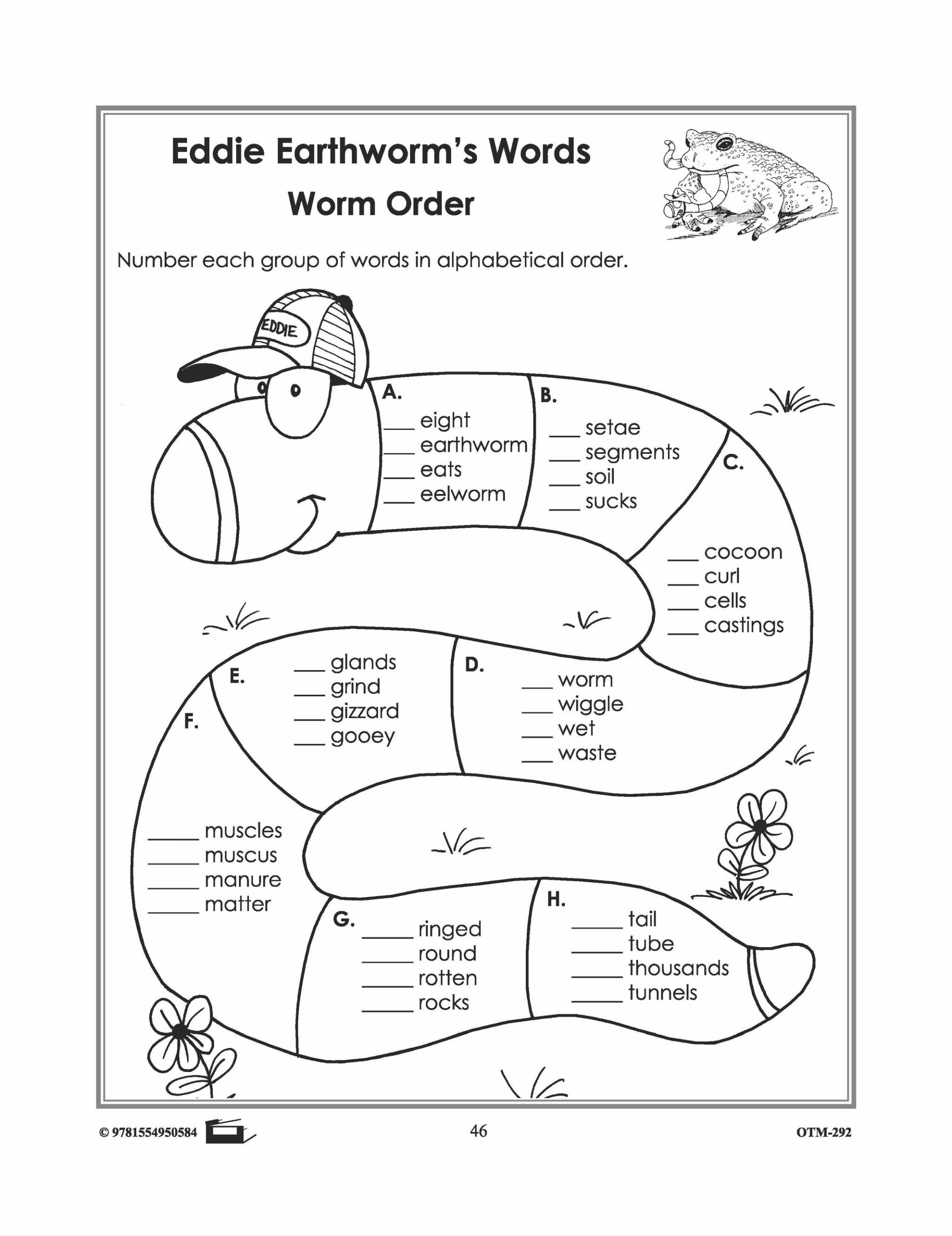 Kindergarten Vocabulary Worksheets Learn To Write And Remember 