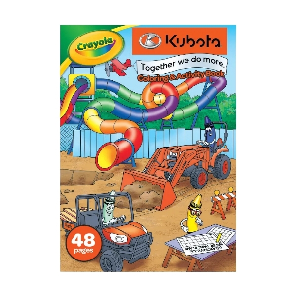 Kubota Gear Crayola Coloring Book Crayons