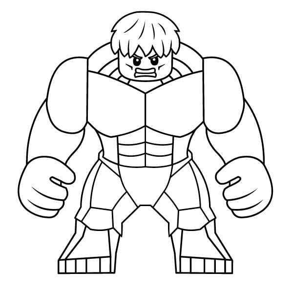 Lego Hulk Coloring Page Free Printable Coloring Pages For Kids