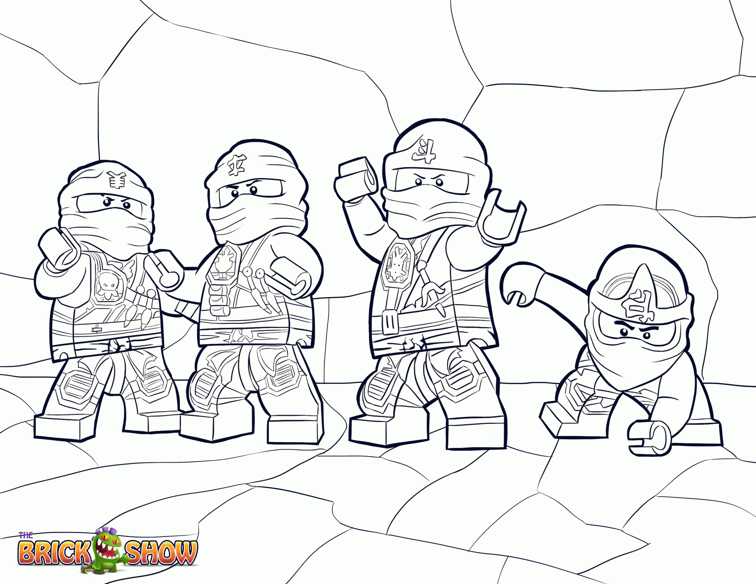 LEGO Ninjago Coloring Pages Free Printable LEGO Ninjago Color Sheets