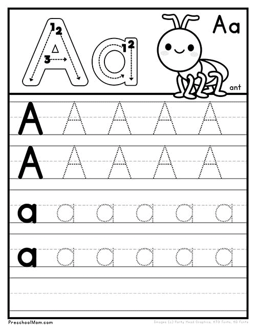 Letter A Preschool Printables Preschool Mom Worksheets Library