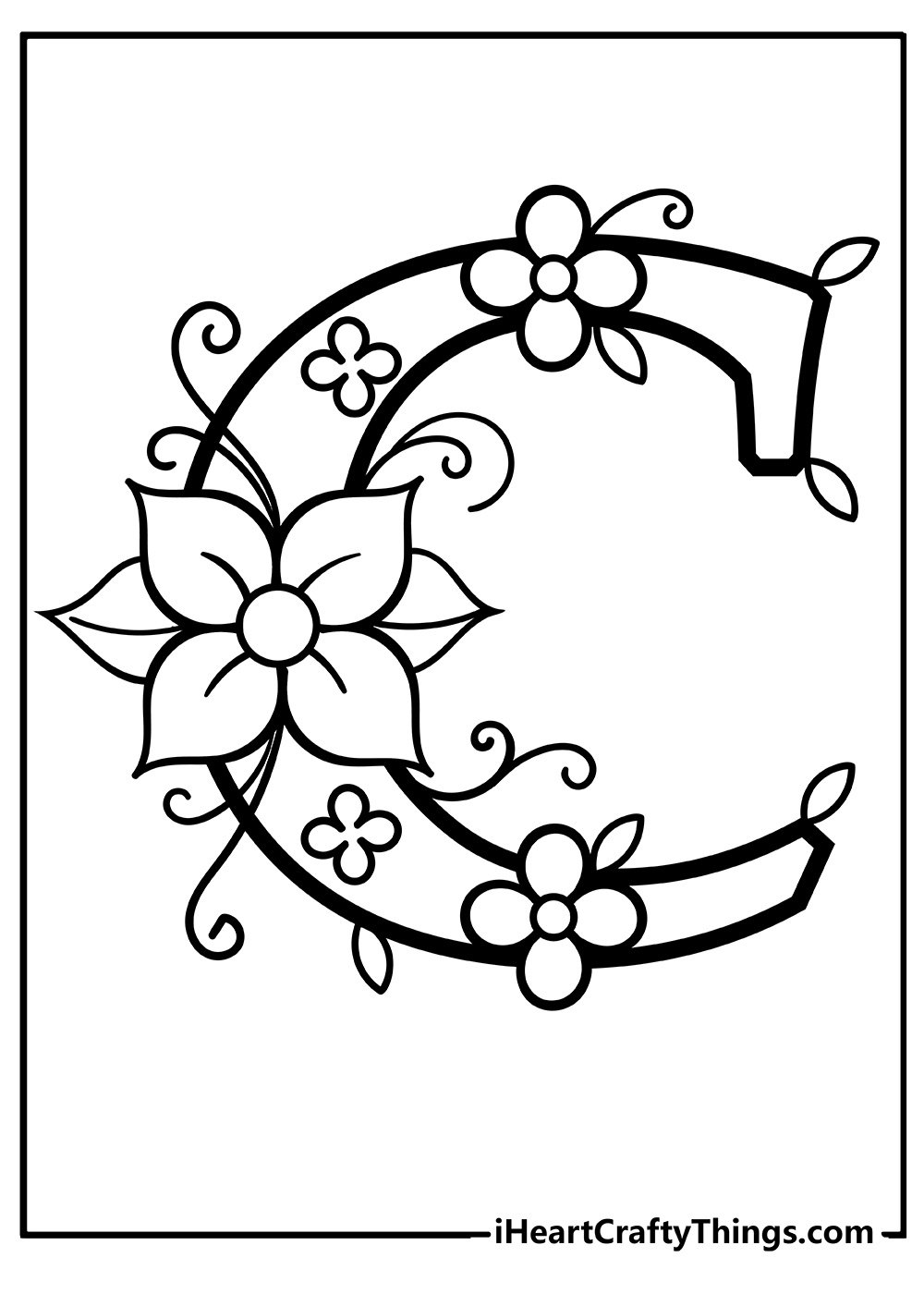 Letter C Coloring Sheet Free Infoupdate
