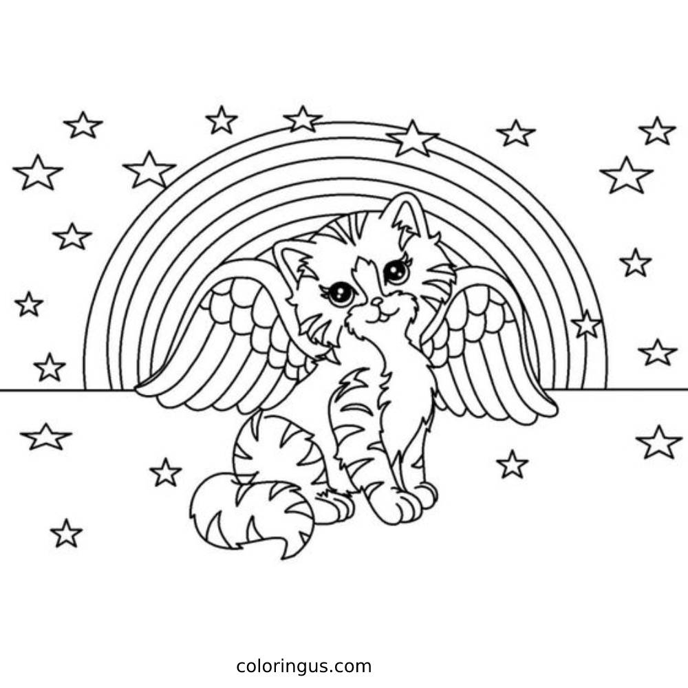 Lisa Frank Coloring Pages Free Printable PDF 