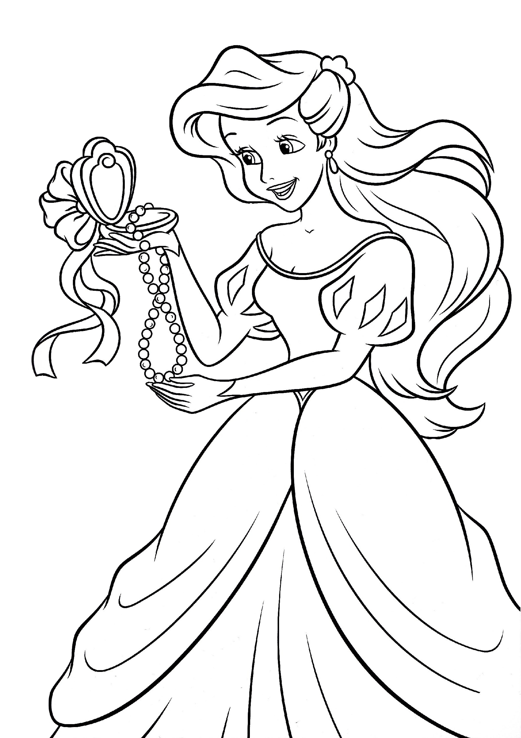 Little Mermaid Coloring Pages 2024 Nevsa Adrianne