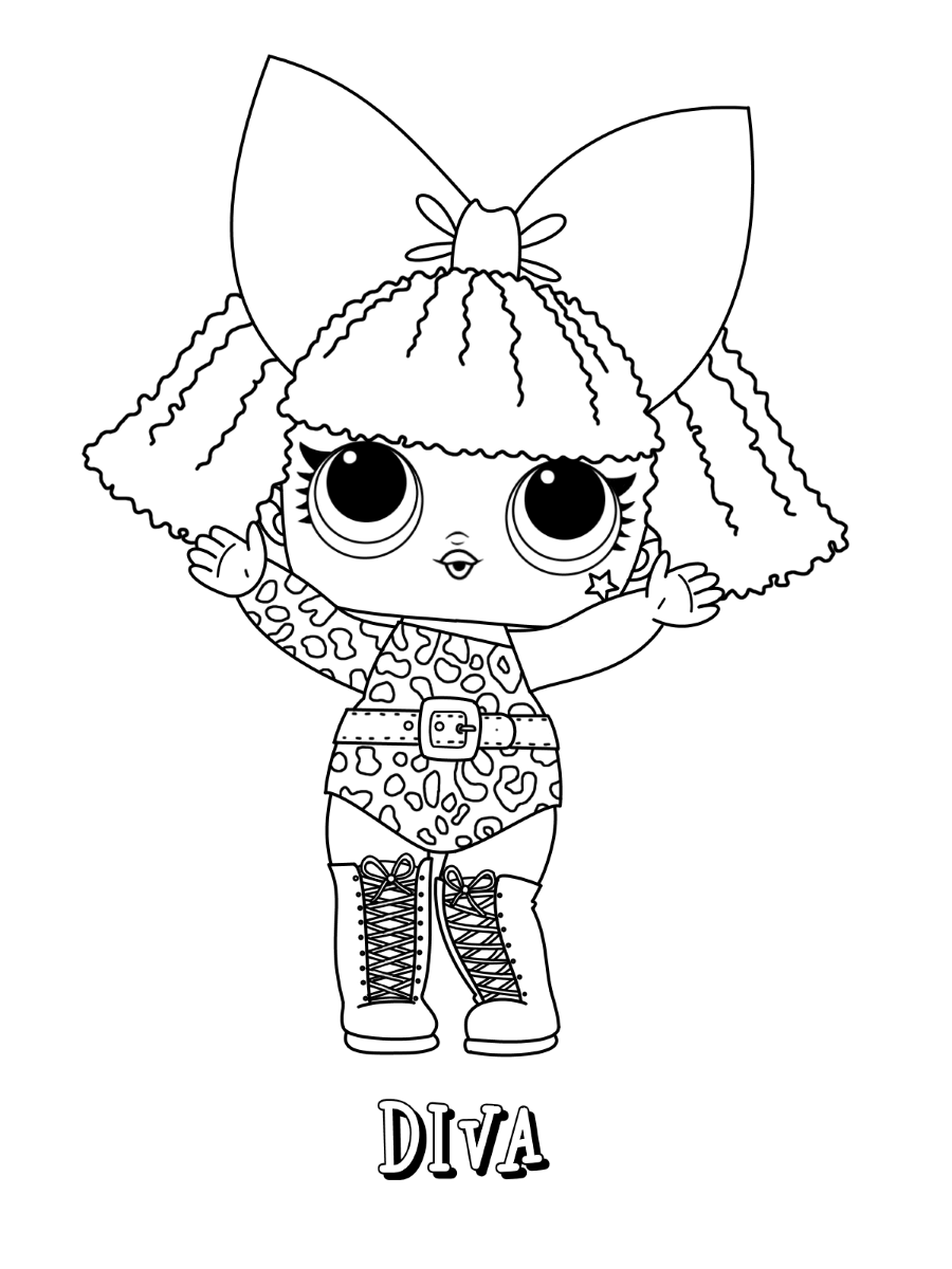 LOL Doll Coloring Pages Printable Coloring Pages FREE