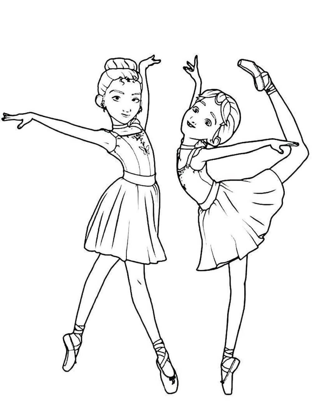 Lovely Ballerina Coloring Page Free Printable Coloring Pages For Kids