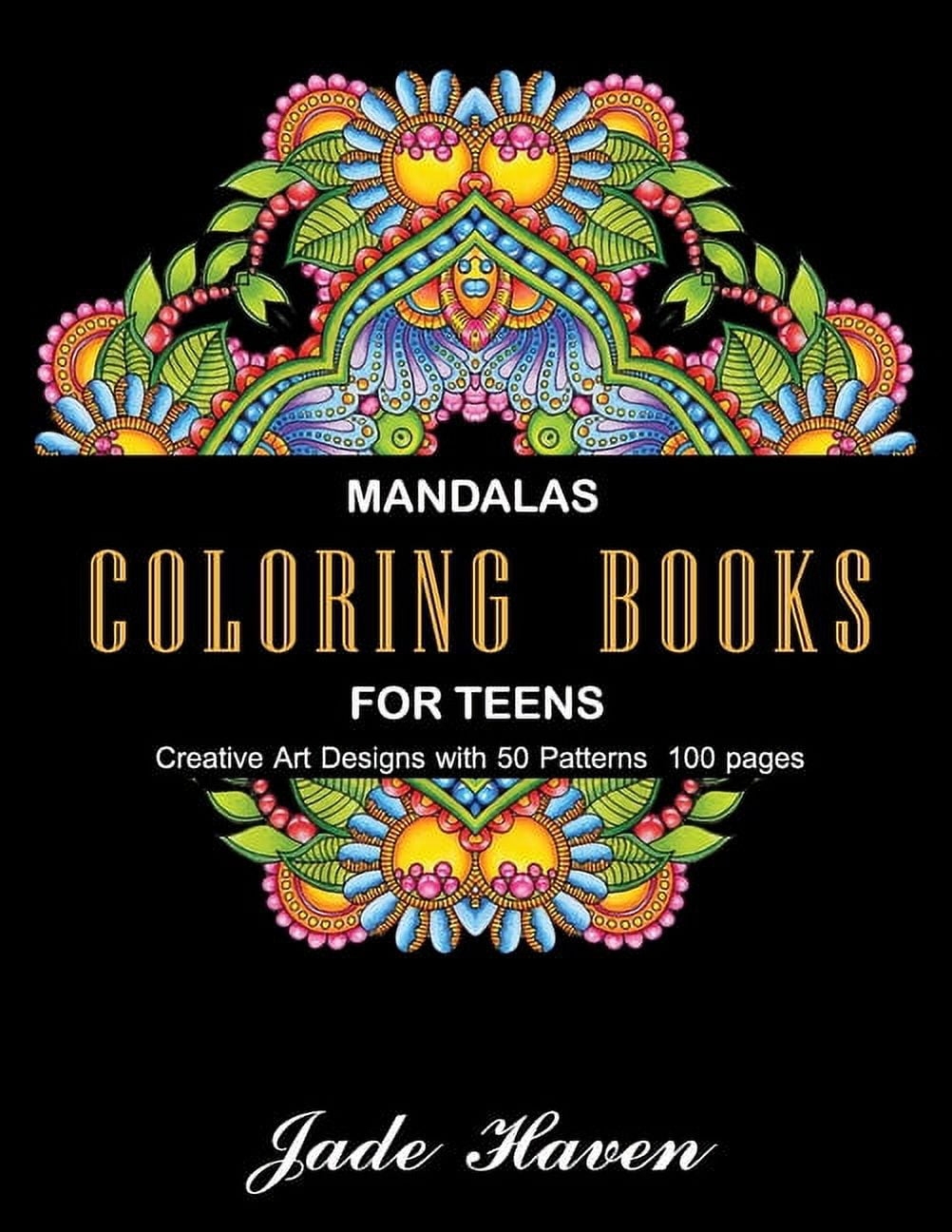 Mandalas Coloring Books For Teens Stress Relieving Patterns Stress 