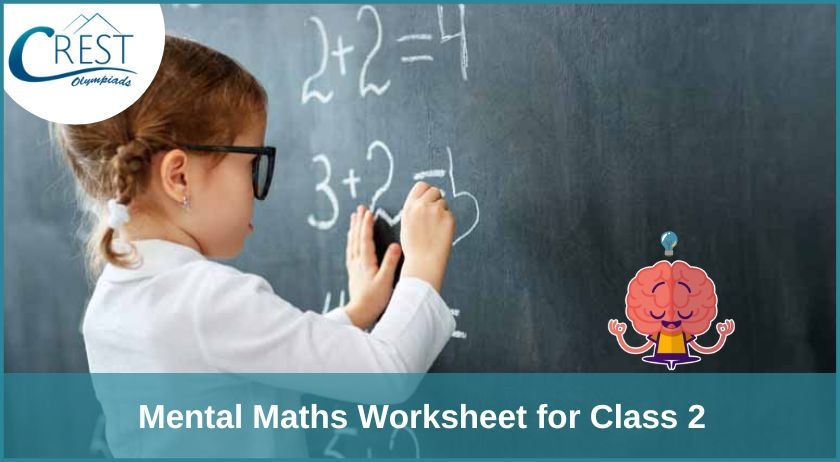 Mental Maths Worksheet Class 2 CREST Olympiads