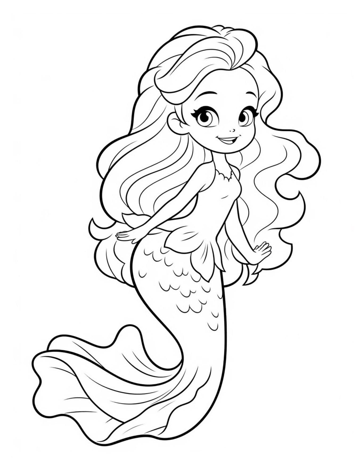 Mermaids 42 Mermaid Coloring Pages For Children And Adults Free Download