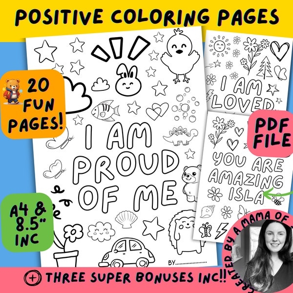 Mindful Colouring Printable Etsy