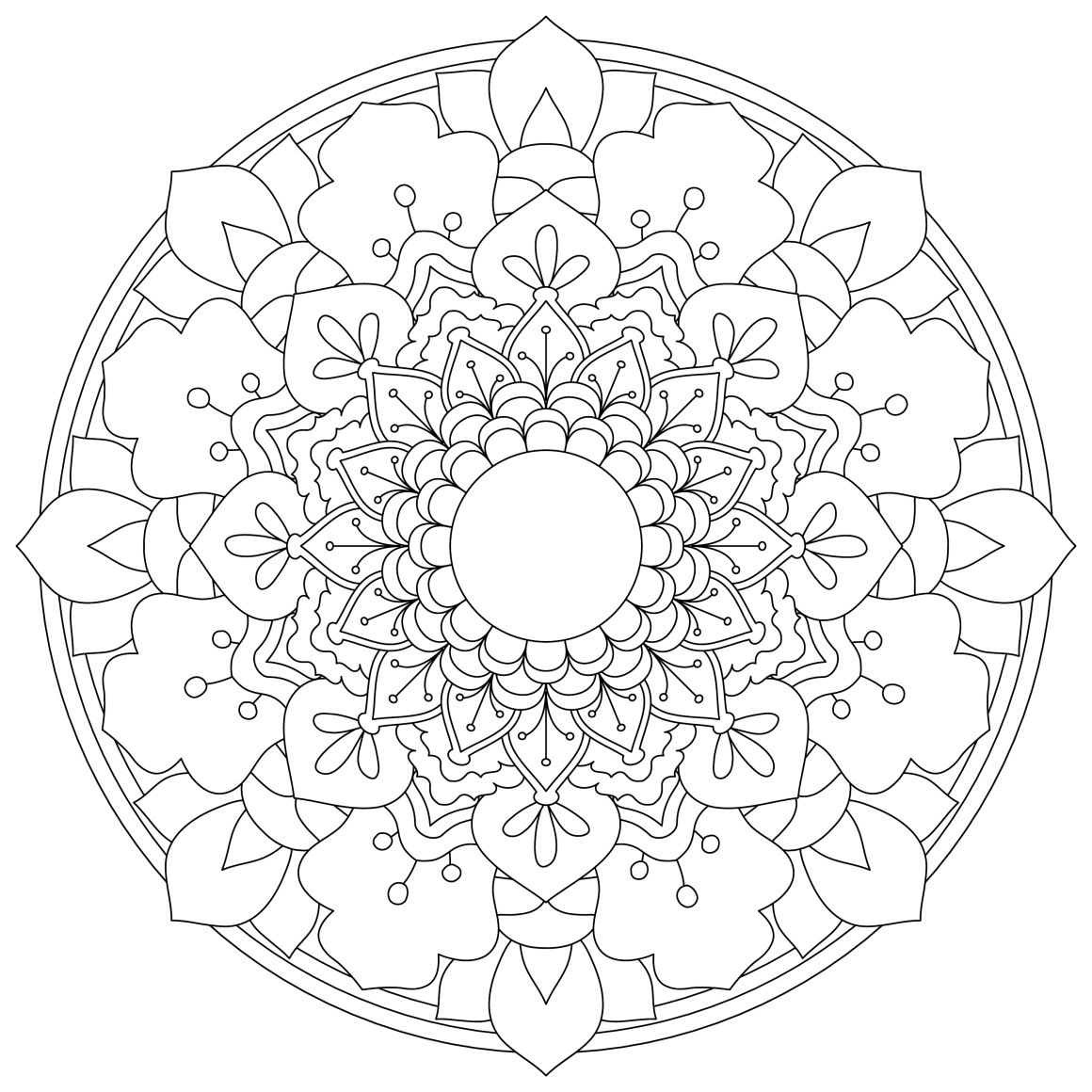 Monday Mandala Coloring Pages Coloring Pages