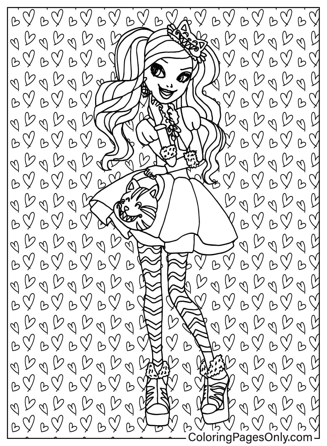Monster High Free Printable Coloring Page Free Printable Coloring Pages
