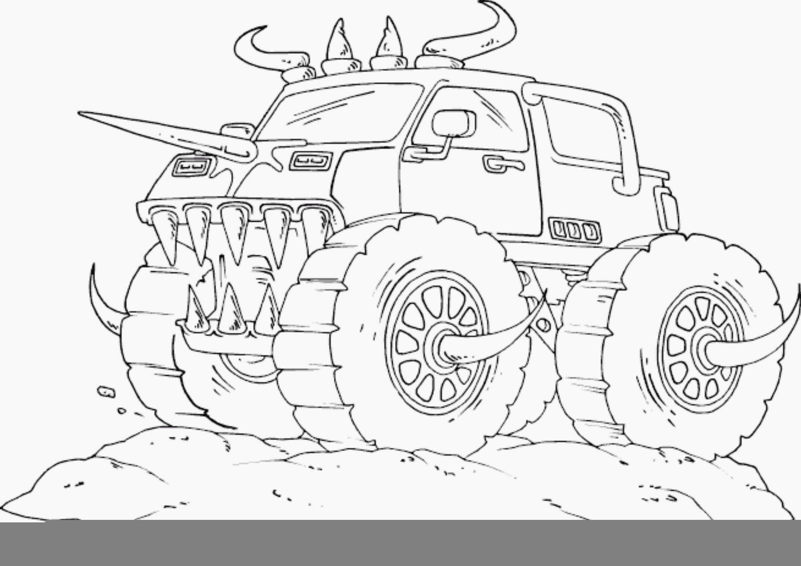 Monster Jam Coloring Pages Monster Jam Coloring Pages For Kids With