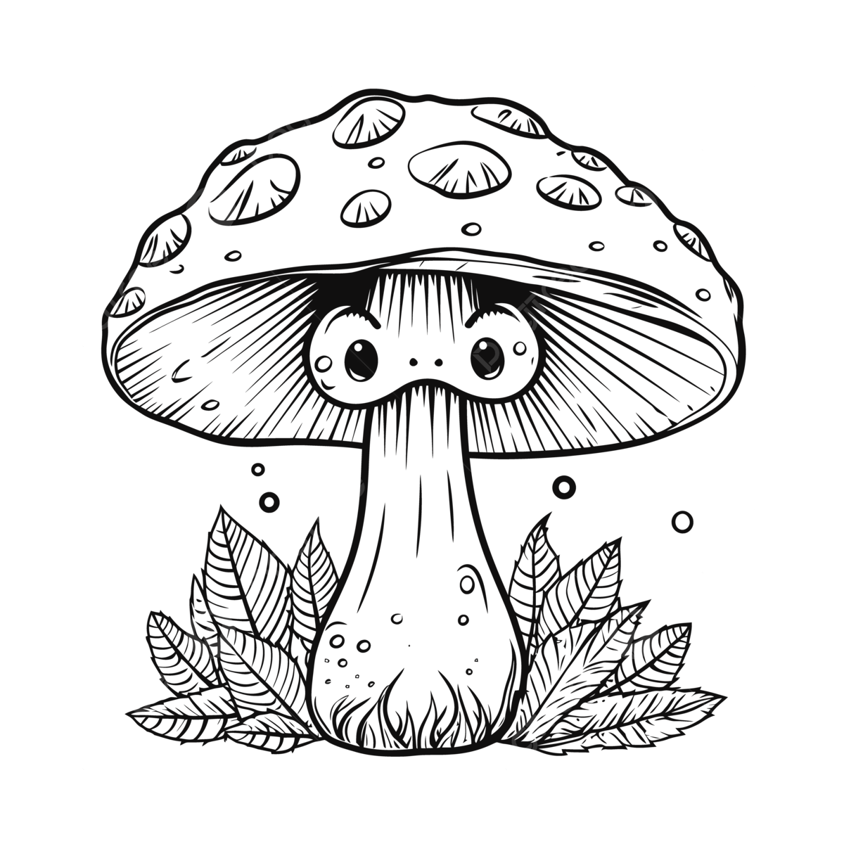 Morel Mushroom Coloring Page Coloring Coloring Pages