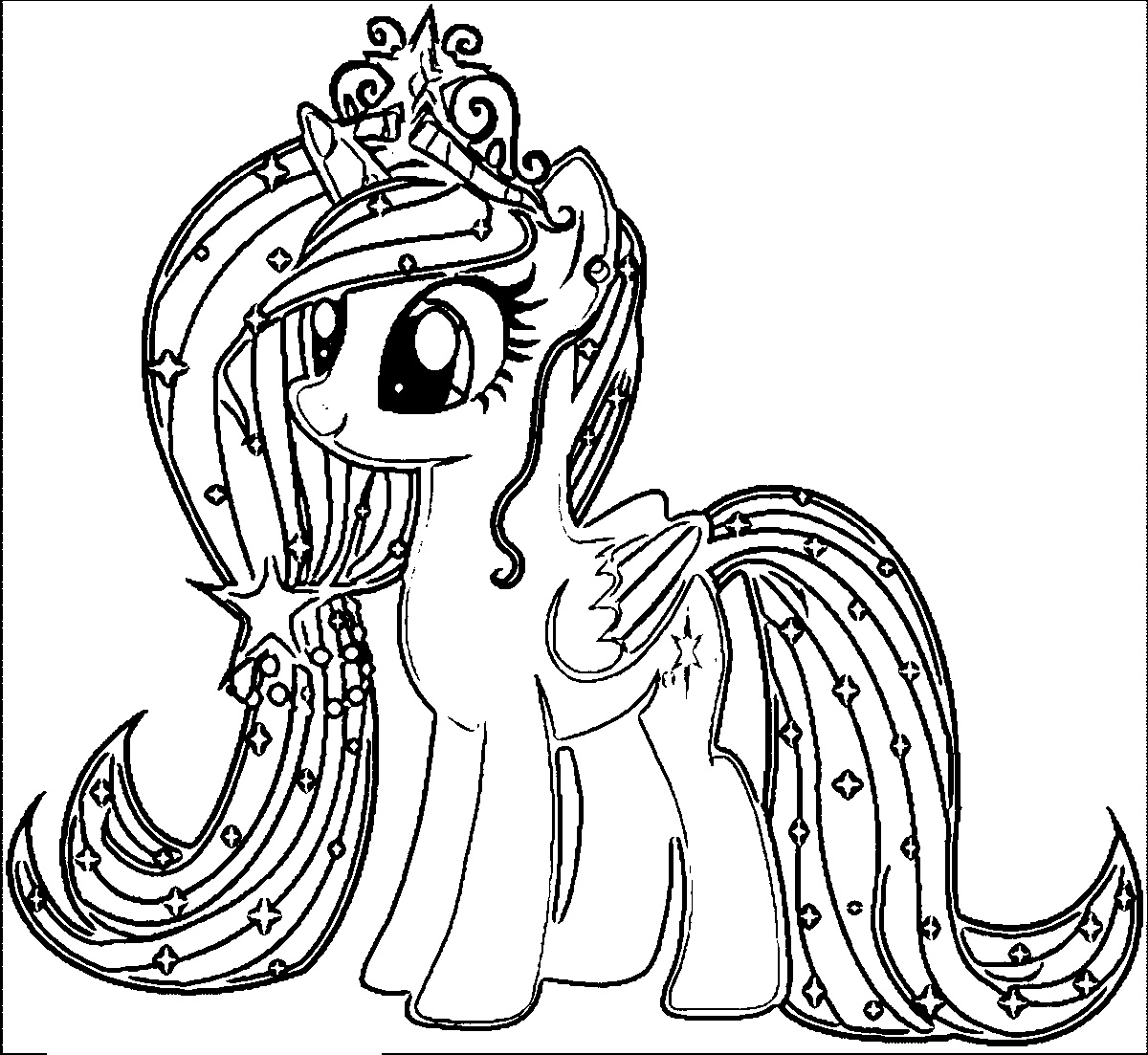My Little Pony Coloring Pages For Pony Lovers Educative Printable