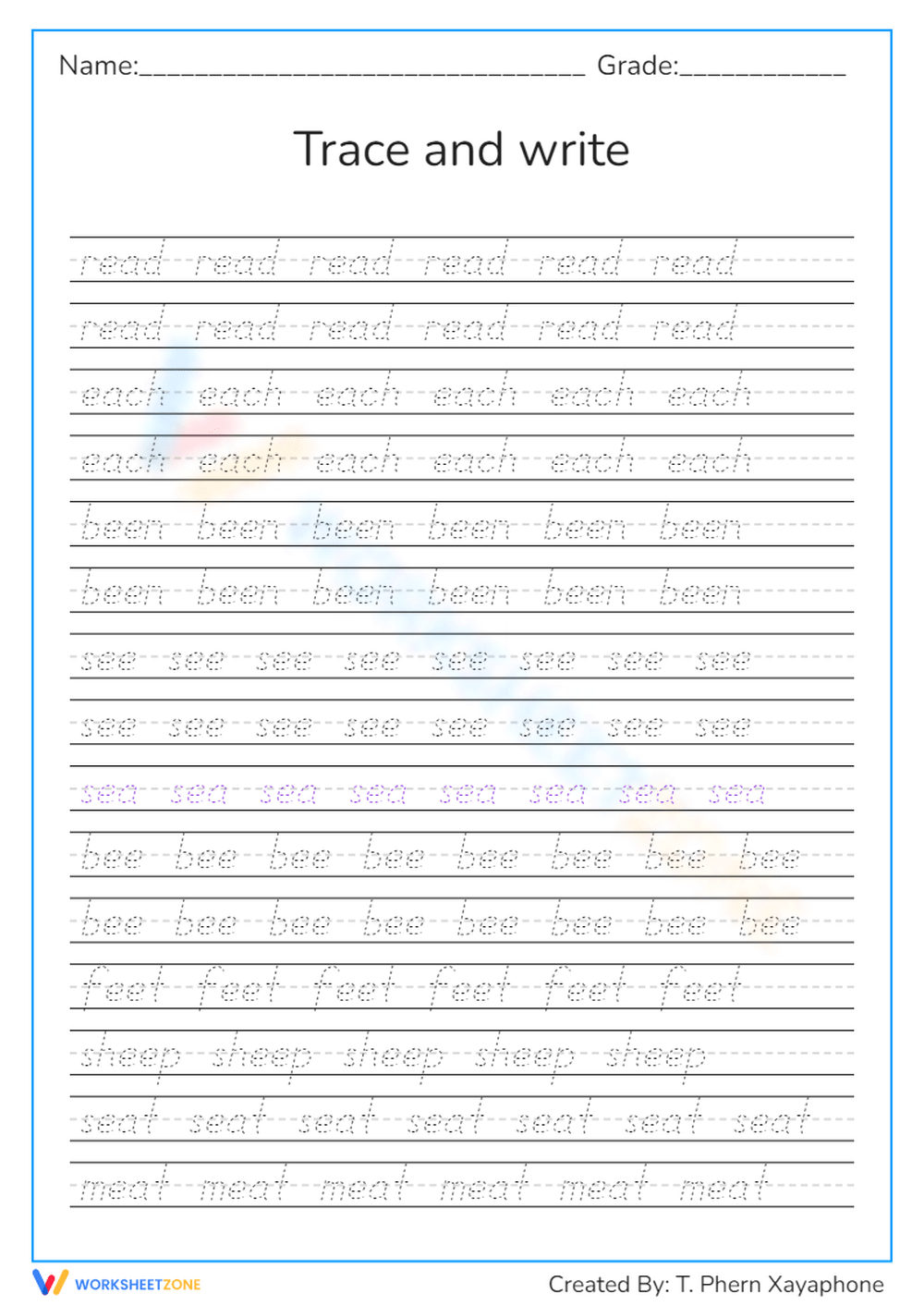 Neat Print Handwriting Practice Sheets Worksheets Library