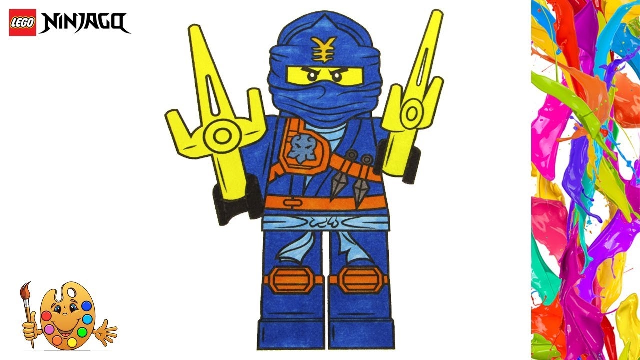 Ninjago Jay Coloring Pages Infoupdate
