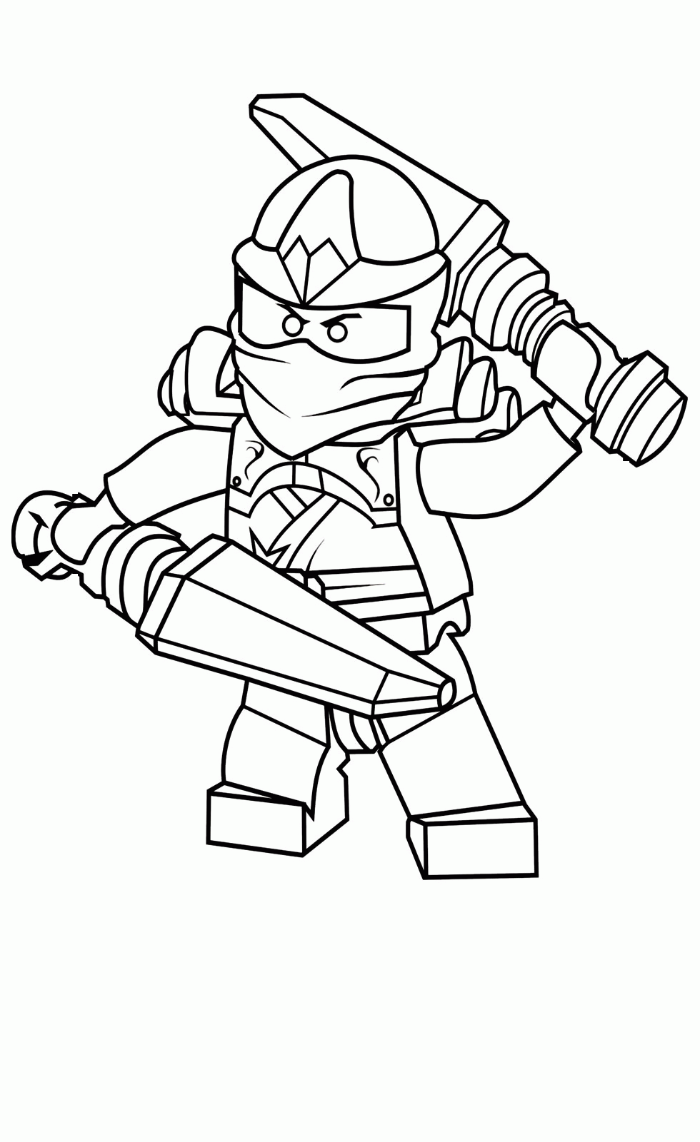 Ninjago Nya Coloring Page Coloring Home