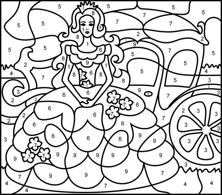 Paint By Number Coloring Pages At GetDrawings Free Download