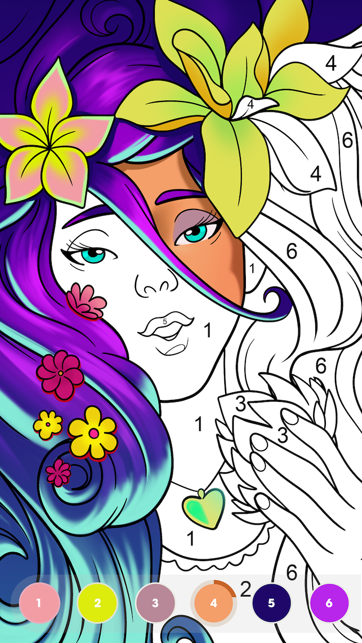 Paint By Number Free Coloring Game Painting Book By Fun Games For 