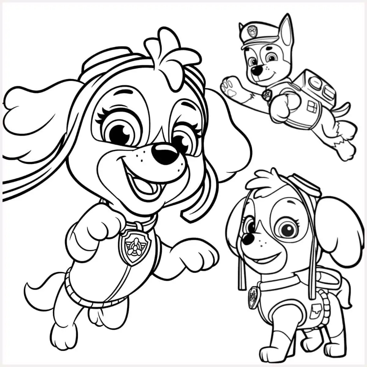 Paw Patrol Skye Coloring Pages Paw Patrol Coloring Paw Patrol Porn 