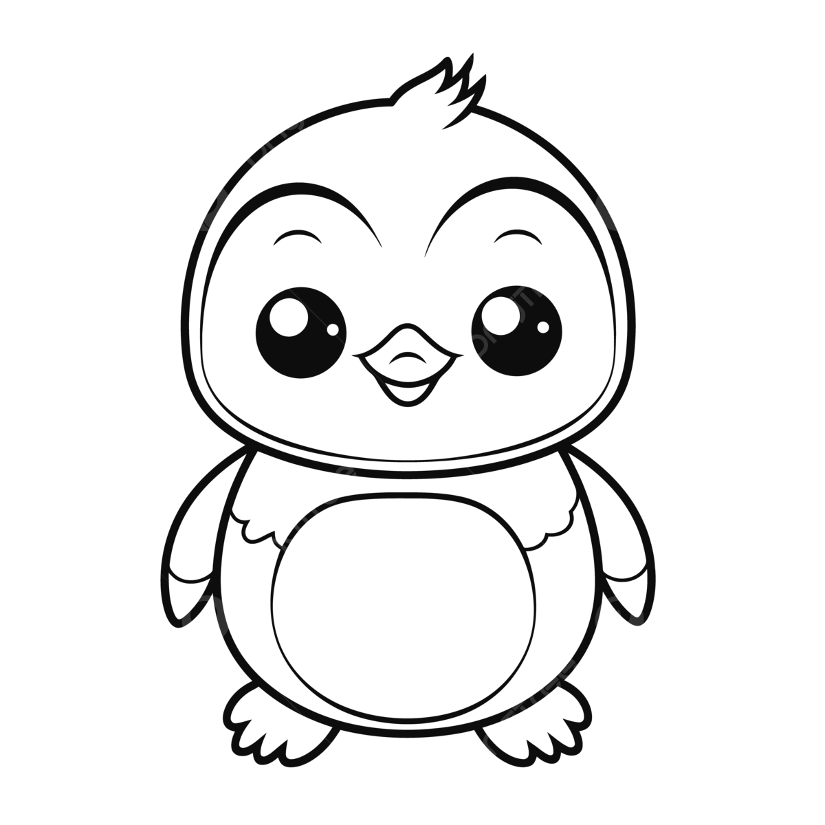 Penguin Coloring Pages