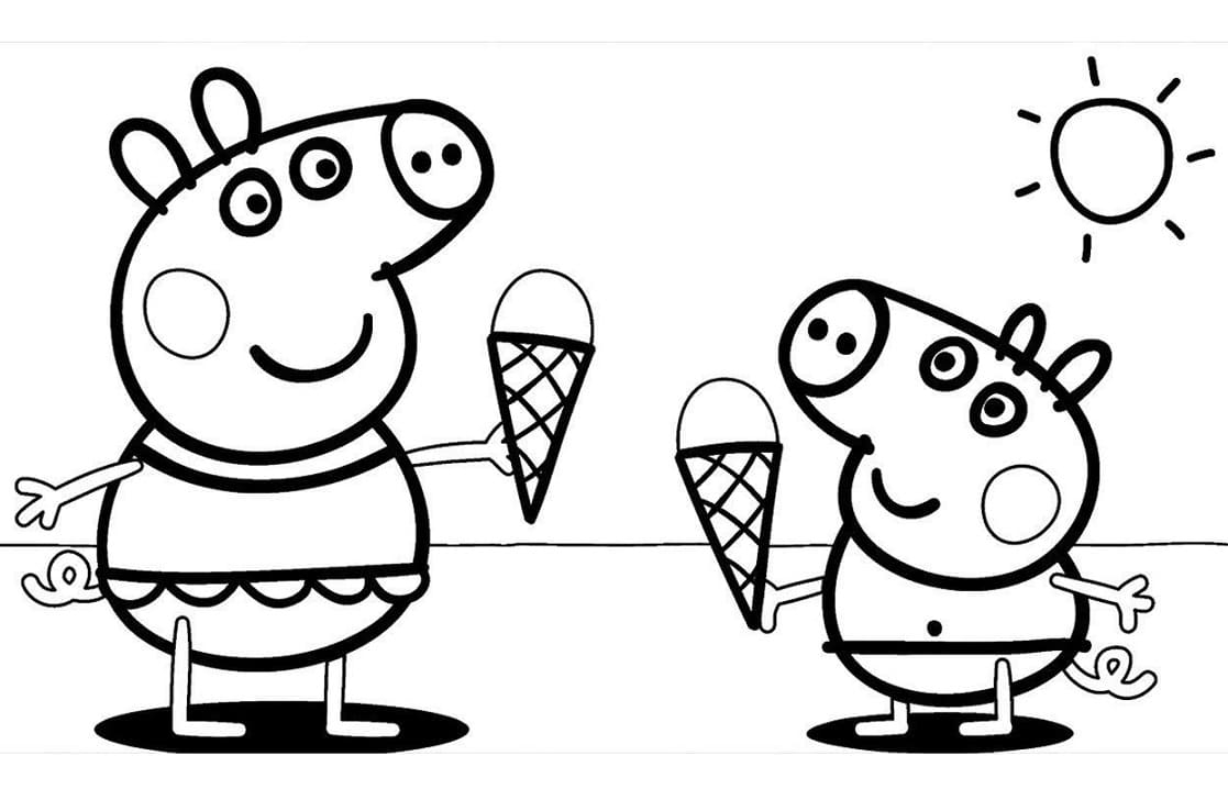 Peppa Pig House Coloring Page Free Printable Coloring Pages For Kids