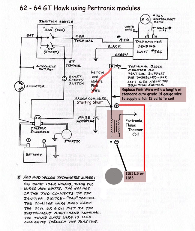 Pertronix Wiring Diagram With Factory Tach