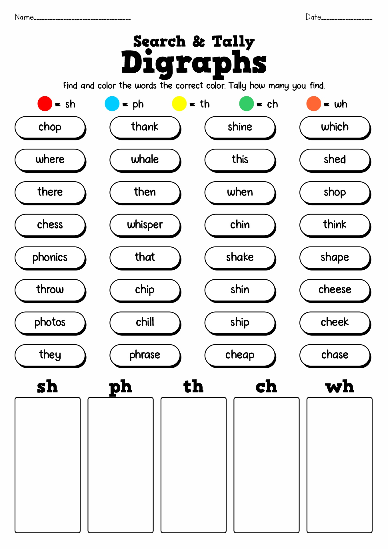 Phonics Worksheet Free Printable Digital PDF Worksheets Library