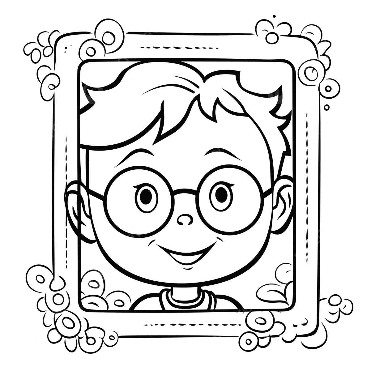 Picture Frame Coloring Page Infoupdate