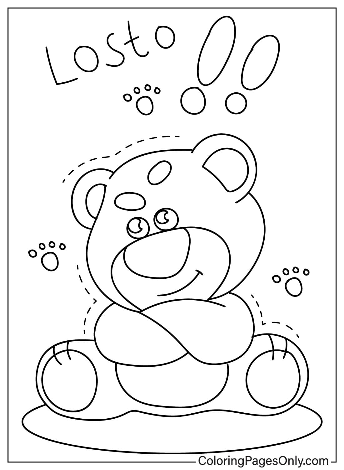 Pictures Lotso Bear Coloring Page Free Printable Coloring Pages