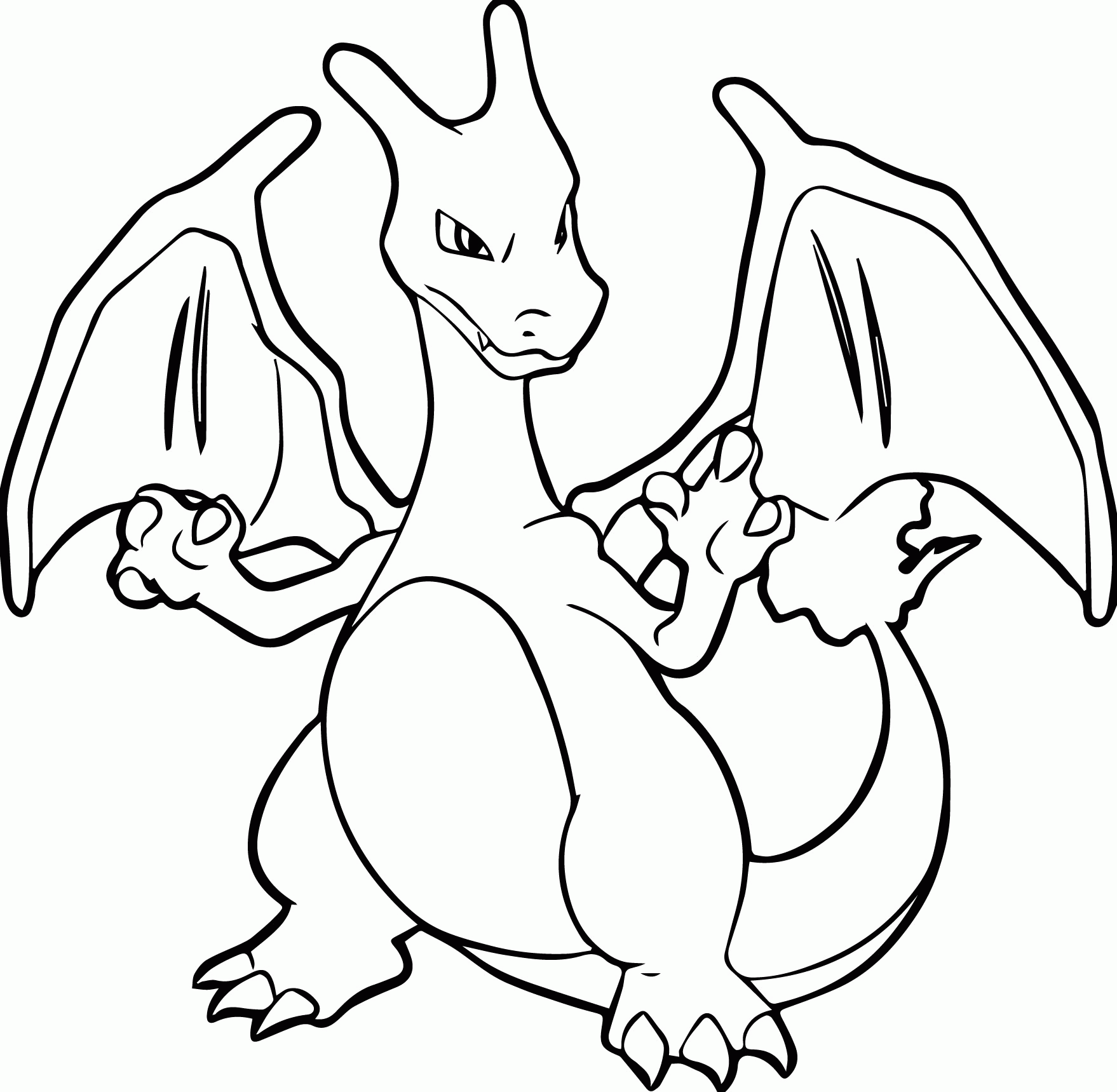 Pintable Charizard Pokemon Coloring Pages Coloring Home