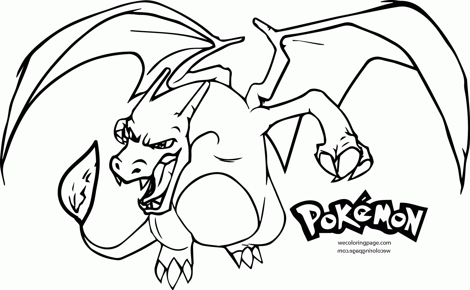 Pokemon Coloring Page Charizard Coloring Home