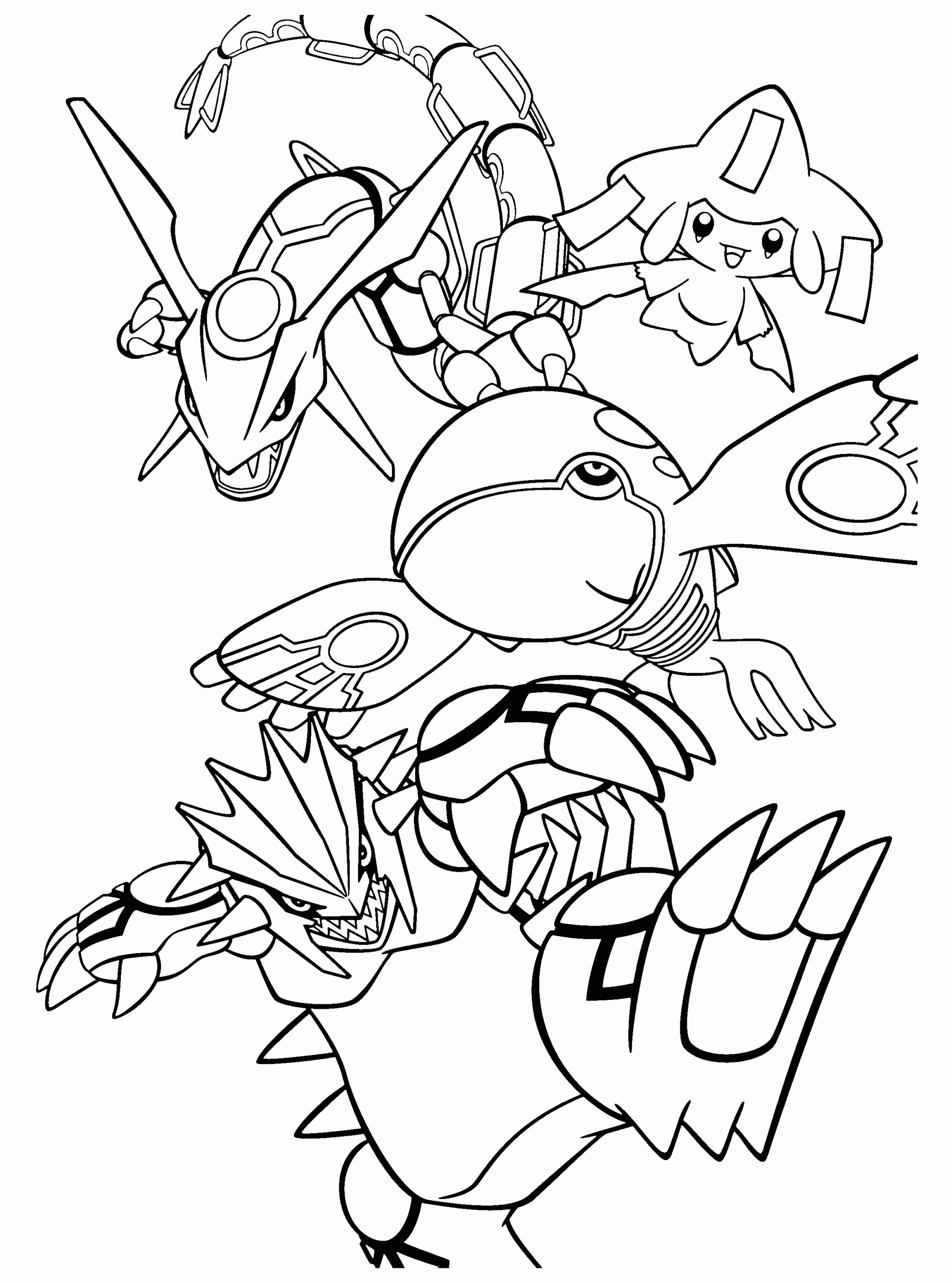 Pokemon Coloring Pages Groudon Coloring Home