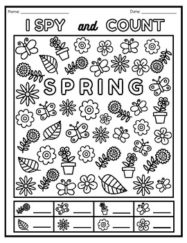 Premium Vector I Spy Game Worksheet Worksheets Library