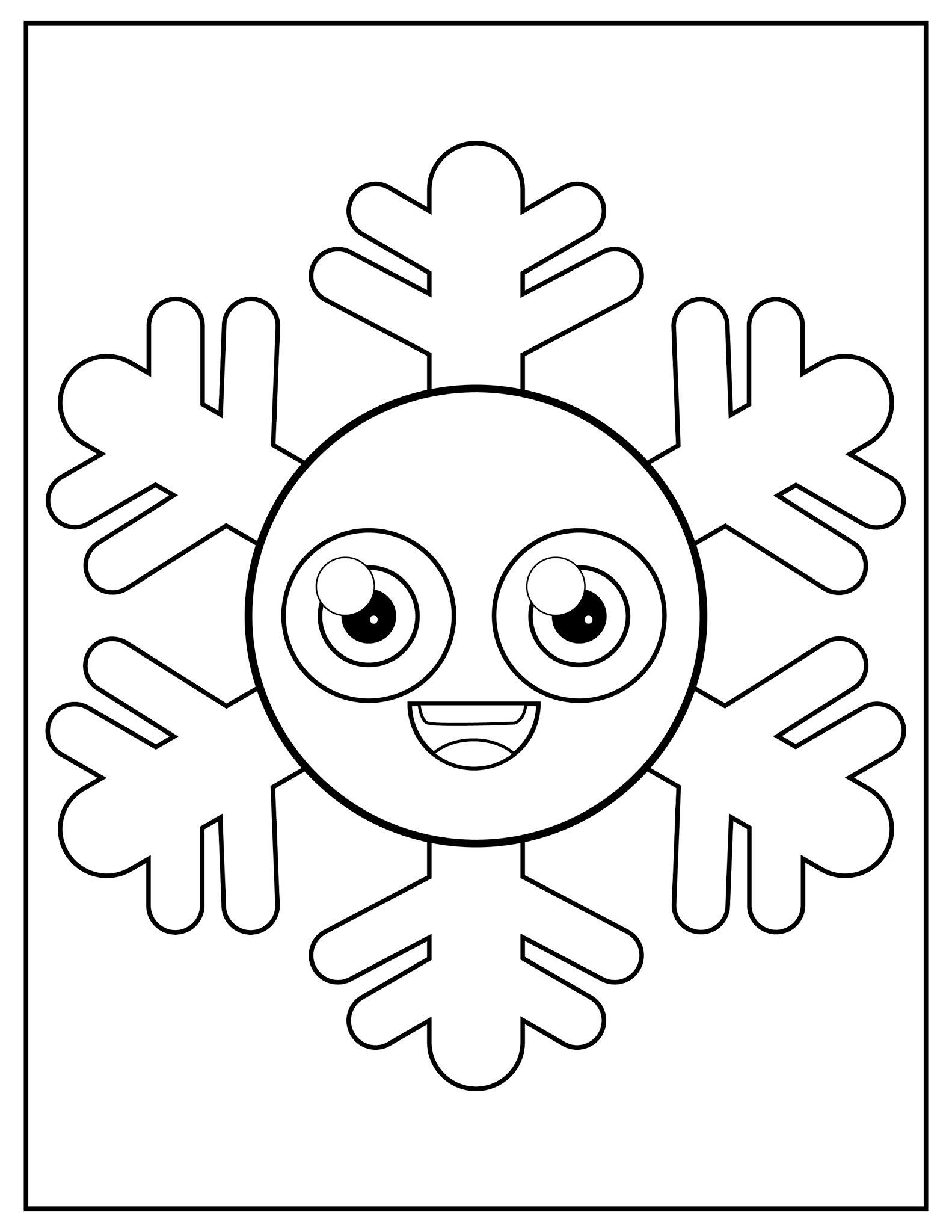 Preschool Free Coloring Pages Winter Book For Kids 