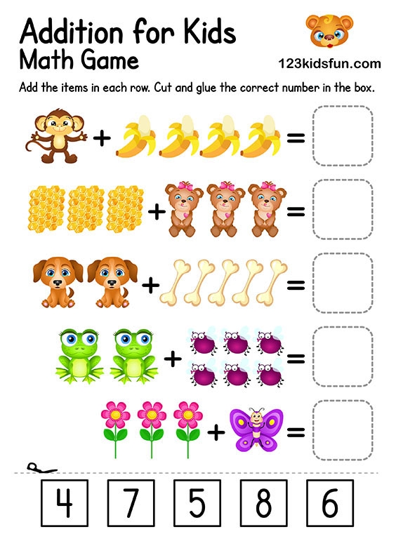 Preschool Math Worksheet For Kids Pre K Math Number Worksheet