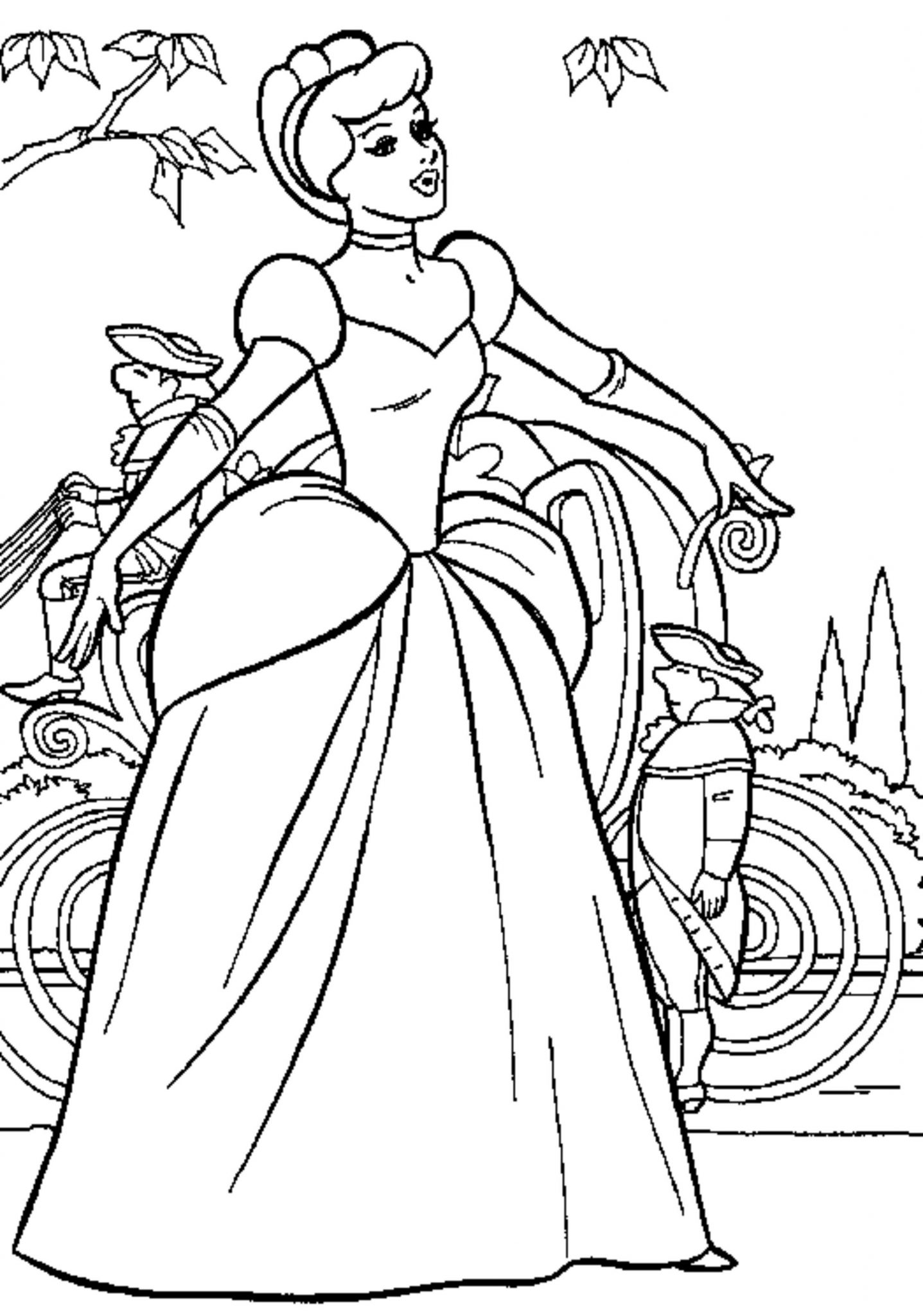 Print Download Princess Coloring Pages Support The Child s Activity