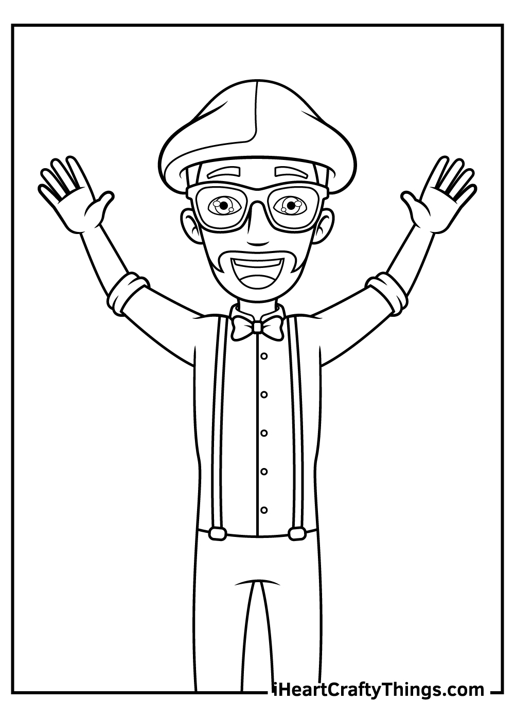 Printable Blippi Character Coloring Pages Updated 2021 