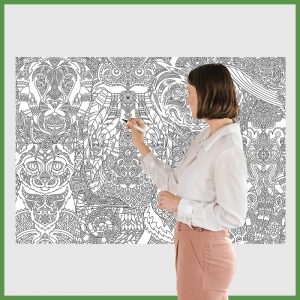Printable Giant Coloring Posters For Adults Giant Coloring Posters