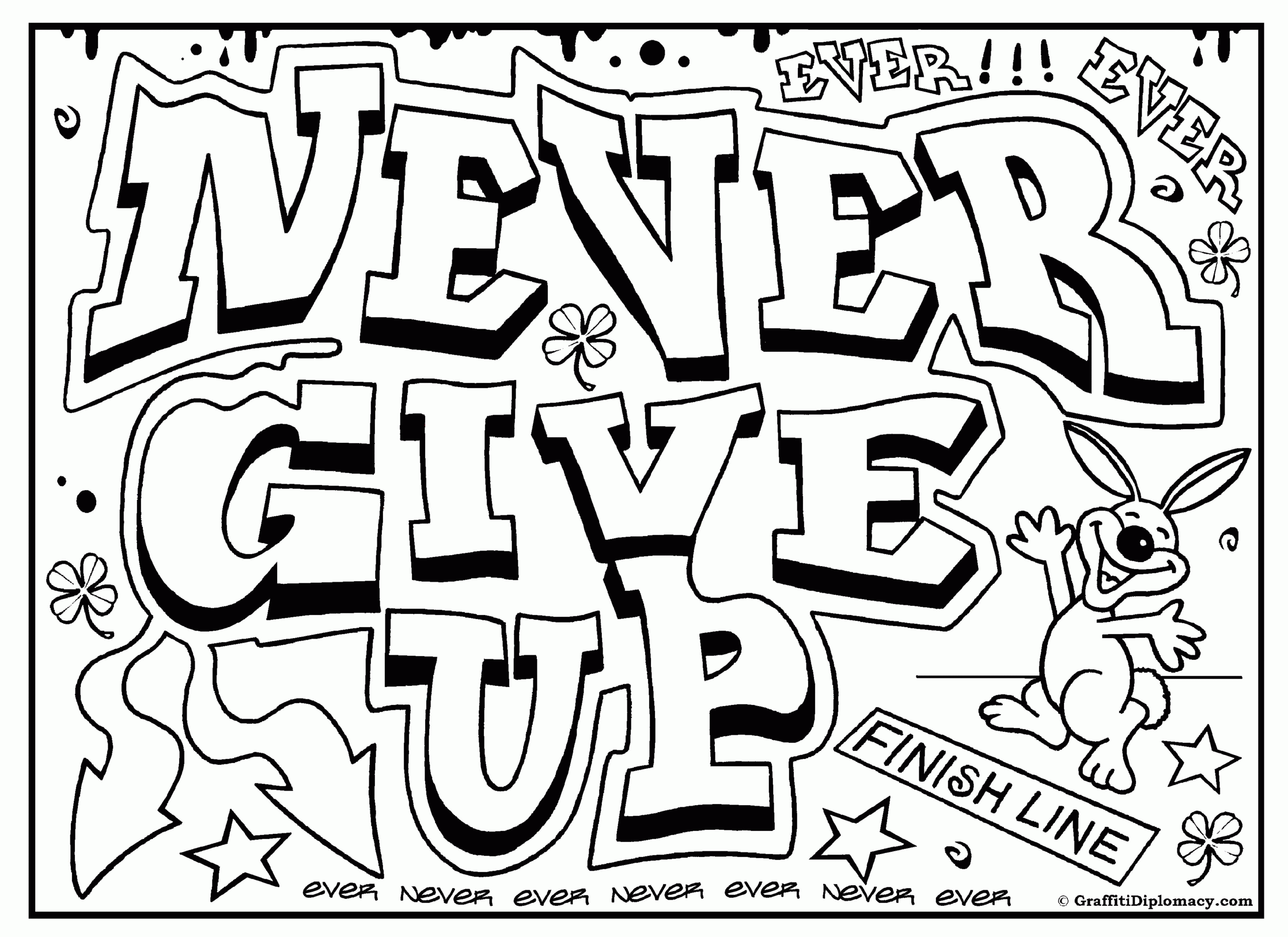 Printable Graffiti Coloring Pages Coloring Home
