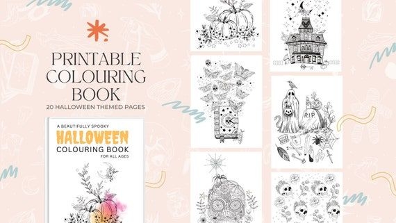 Printable Halloween Colouring Pages Coloring Sheets Halloween Mindful 