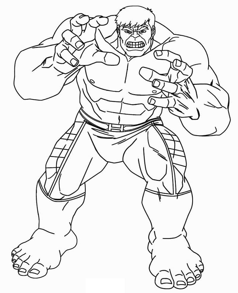 Printable Hulk