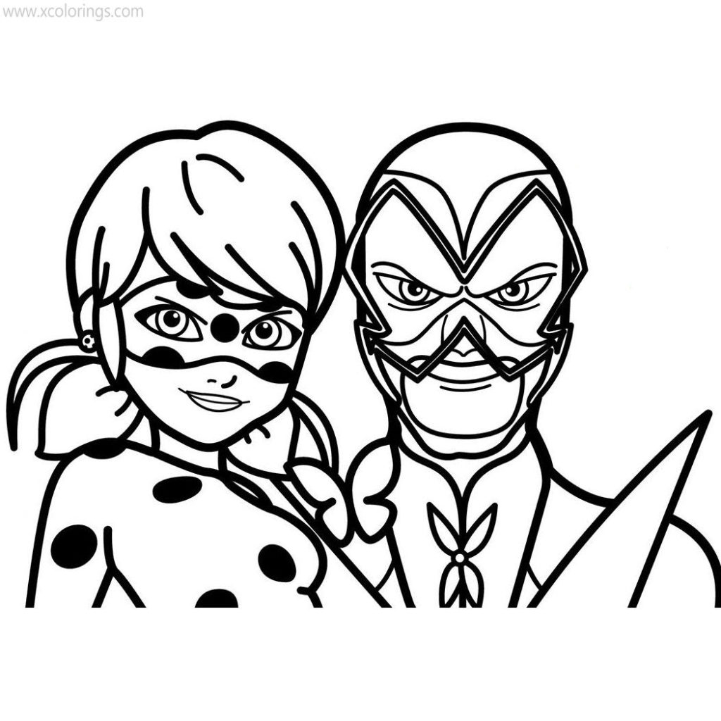Printable Miraculous Ladybug Coloring Pages XColorings