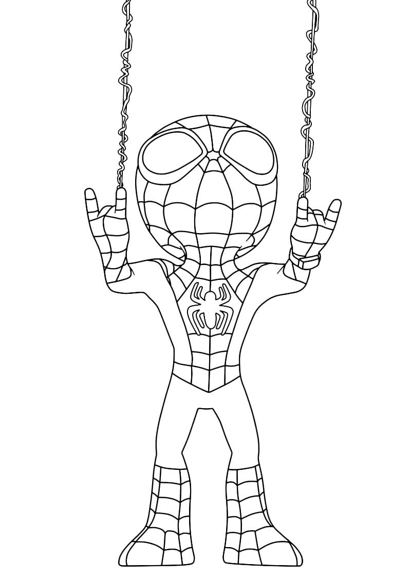 Printable Spidey And His Amazing Friends Coloring Page Free Printable
