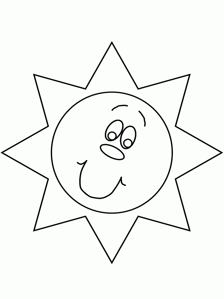 Printable Sun Coloring Pages Coloring Home